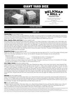 GIANT YARD DICE - belknaphill.com