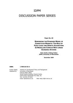 Reworking the Standard Model of Competitive Markets