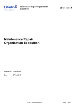 Maintenance/Repair Organisation Exposition