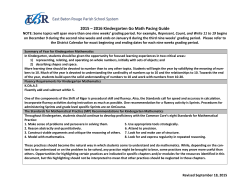 Kindergarten GO Math 2015