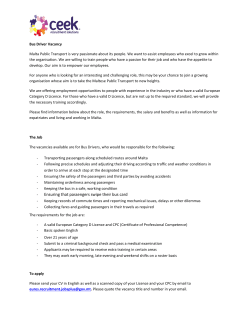 Ensuring that passengers swipe their bus card