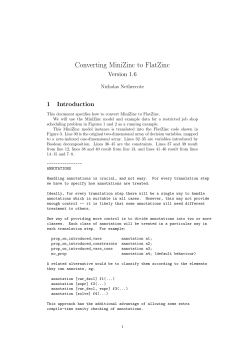 Converting MiniZinc to FlatZinc, version 1.6