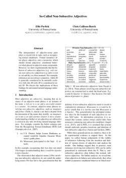 So-Called Non-Subsective Adjectives