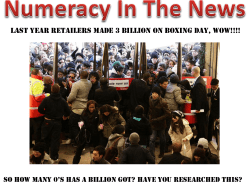 Last year retailers made 3 Billion on boxing day, WOW!!!!