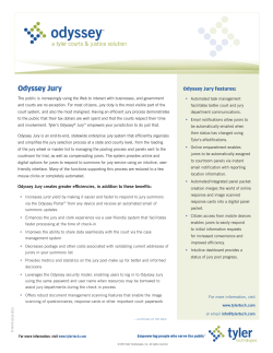 Odyssey Jury - Tyler Technologies