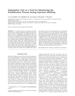 Indentation Test as a Tool for Monitoring the