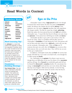 Read Words in Context