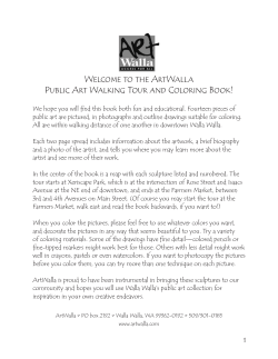 the ArtWalla Public Art Walking Tour