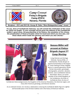 Camp Cresset - Finley`s Brigade