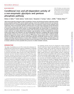 Conditional iron and pH-dependent activity of a non
