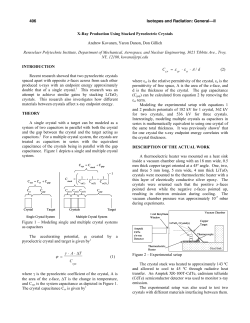 X-Ray Production Using Stacked Pyroelectric Crystals