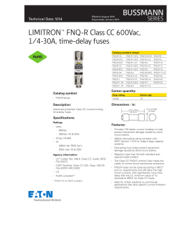 FNQ-R-1 Datasheet - Mouser Electronics