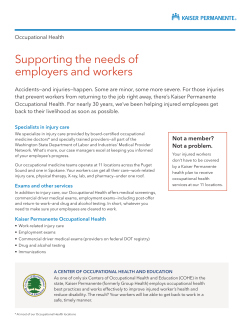 Occupational Health