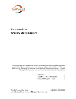 Grocery Store Industry - World Payment Services