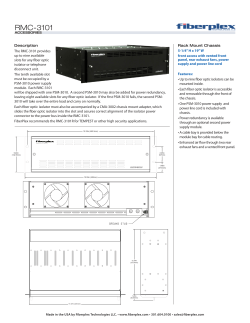 RMC-3101 - Fiberplex Technologies