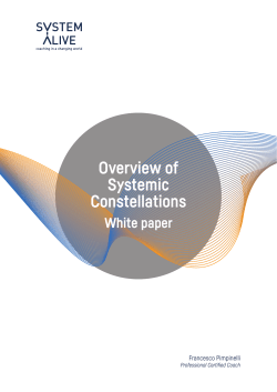 Overview of Systemic Constellations