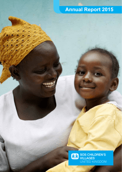 Annual Report - SOS Children`s Villages UK