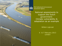 Adaptation in the Dutch delta
