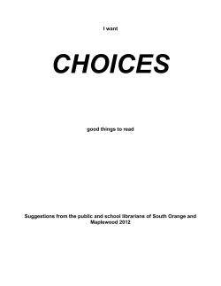 I want good things to read Suggestions from the public and school