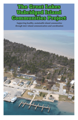 Island Projects Booklet - Beaver Island Association