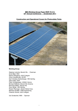 IMIA Working Group Paper WGP 70