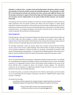 Policy background Partnership background