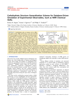Carbohydrate Structure Generalization Scheme for Database