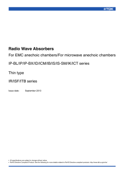Radio Wave Absorbers