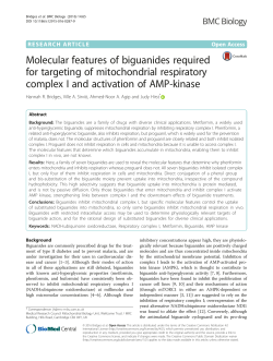 Molecular features of biguanides required for targeting of