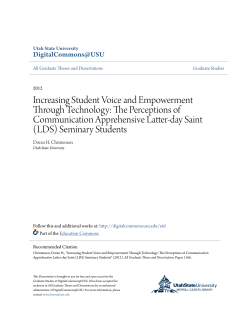 Increasing Student Voice and Empowerment Through Technology