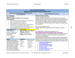 Social Studies-Colonization Aligned with Journeys Unit