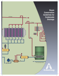 Steam Conservation Guidelines for Condensate Drainage