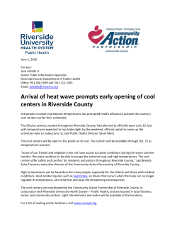 Arrival of heat wave prompts early opening of cool centers in