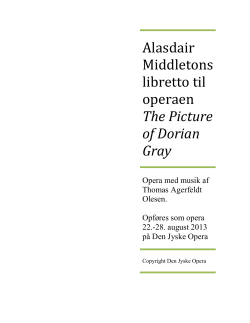 Alasdair Middletons libretto til operaen The Picture