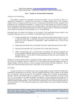 Family size and household composition