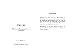 The List - Hamilton College