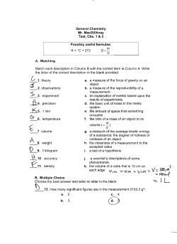 Practice Test Answers