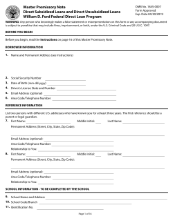 MPN - StudentLoans.gov