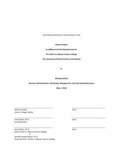 Panera Bread in Italy