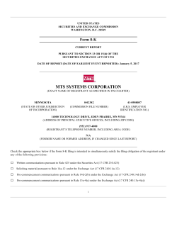 mts systems corporation - corporate