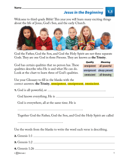 Jesus in the Beginning