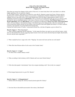 A Tale of Two Cities Study Guide