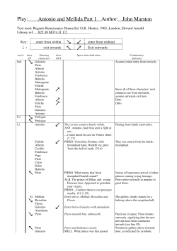 56 Antonio and Mellida Part 1