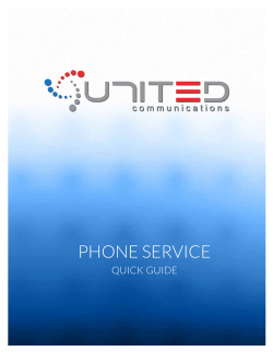 phone service - United Communications