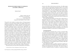 migration from turkey to germany: an ethnic