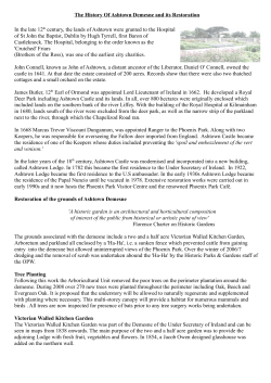 History of Ashtown Demesne