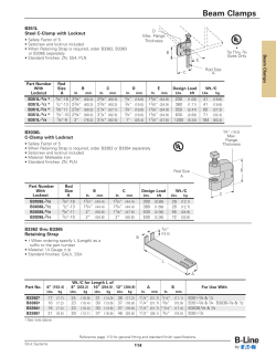 Beam Clamps - Cooper Industries