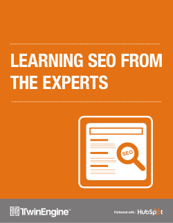 learning seo from the experts
