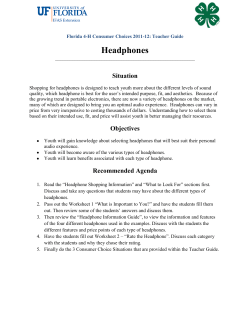 Teacher Guide - Florida 4-H