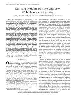 Learning Multiple Relative Attributes With Humans - Yu